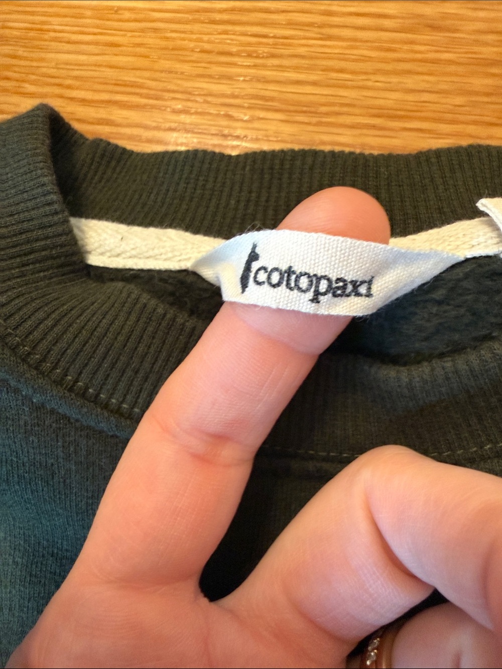 Cotopaxi Do Good. Crewneck Sweatshirt - dark olive medium - Picture 2 of 7